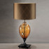 Настольная лампа Euroluce Audrey LG1 Cromo Amber Настольная лампа Euroluce Audrey LG1 Cromo Amber