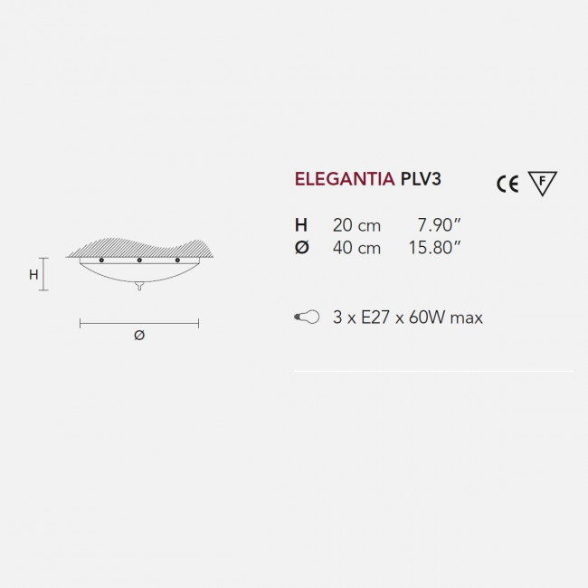 Потолочный светильник Masiero Elegantia PLV3 G04-G06