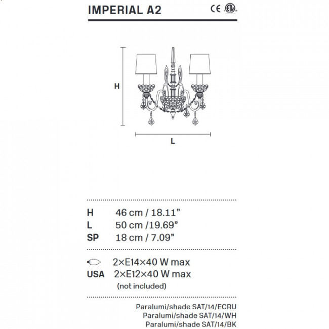 Бра Masiero Imperial A2 G04 Cut Бра Masiero Imperial A2 G04 Cut
