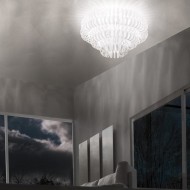 Потолочный светильник Vistosi Ecos PL 60A E27 BC CR Потолочный светильник Vistosi Ecos PL 60A E27 BC CR