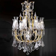 Люстра Beby Group Novecento 6304/8 Light gold HALF CUT