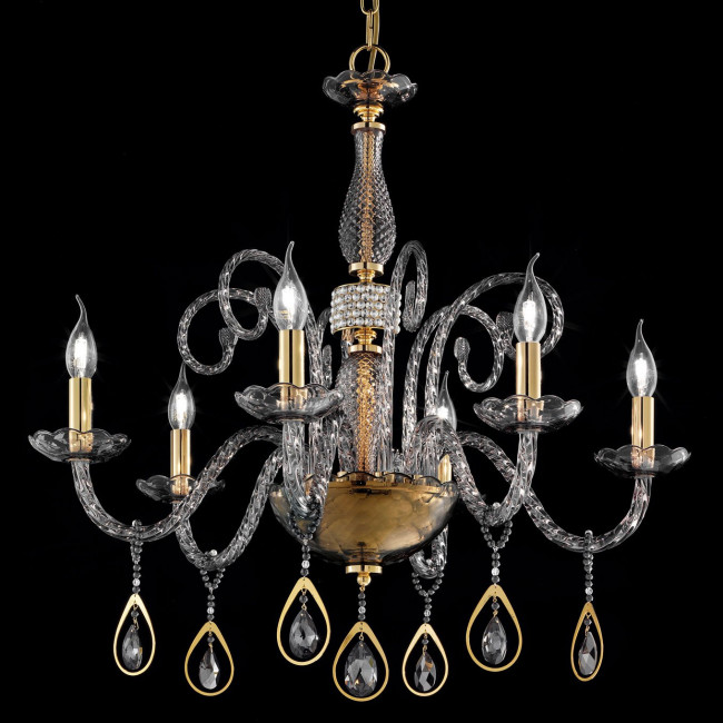 Люстра Euroluce Toochic L6 Gold Fume Люстра Euroluce Toochic L6 Gold Fume