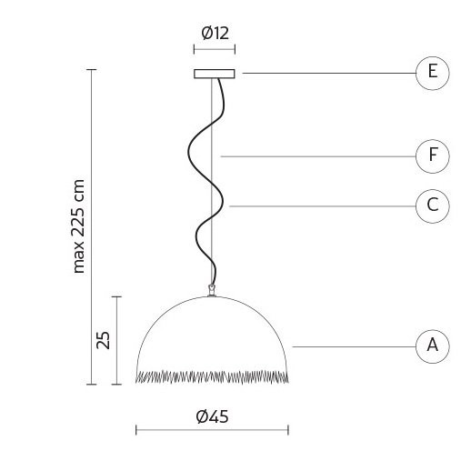 Подвесной светильник Karman Plancton SE648/1PG Подвесной светильник Karman Plancton SE648/1PG
