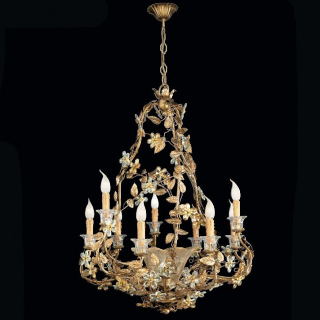 Люстра Renzo Del Ventisette "Sinuosa" L 13898/9+1 DEC. 055 Люстра Renzo Del Ventisette "Sinuosa" L 13898/9+1 DEC. 055