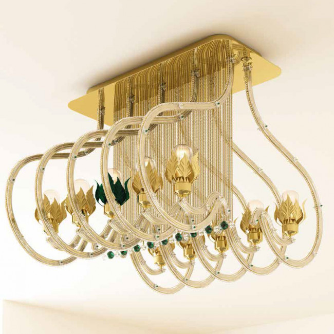 Потолочная люстра Beby Group Beby Resort 3400B04 Light Gold Потолочная люстра Beby Group Beby Resort 3400B04 Light Gold