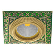 Встраиваемый спот (точечный светильник) FEDE Lighting Smalto Italiano Siena Square FD1005VEEN Встраиваемый спот (точечный светильник) FEDE Lighting Smalto Italiano Siena Square FD1005VEEN