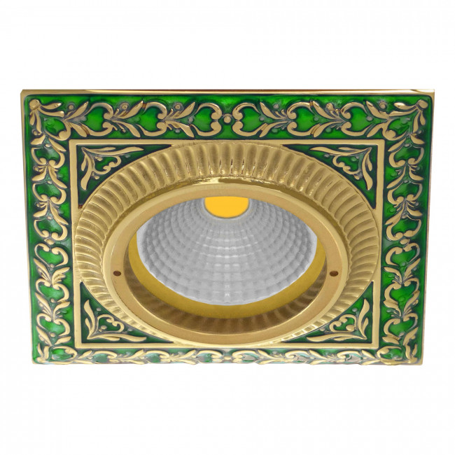 Встраиваемый спот (точечный светильник) FEDE Lighting Smalto Italiano Siena Square FD1005VEEN Встраиваемый спот (точечный светильник) FEDE Lighting Smalto Italiano Siena Square FD1005VEEN