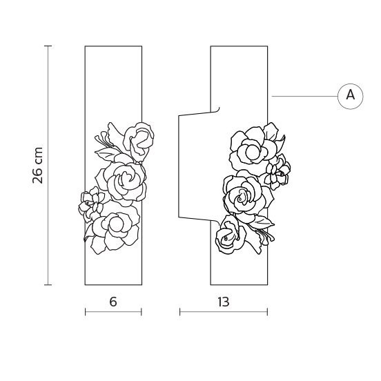 Бра Karman Capodimonte AP129 1B INT Бра Karman Capodimonte AP129 1B INT