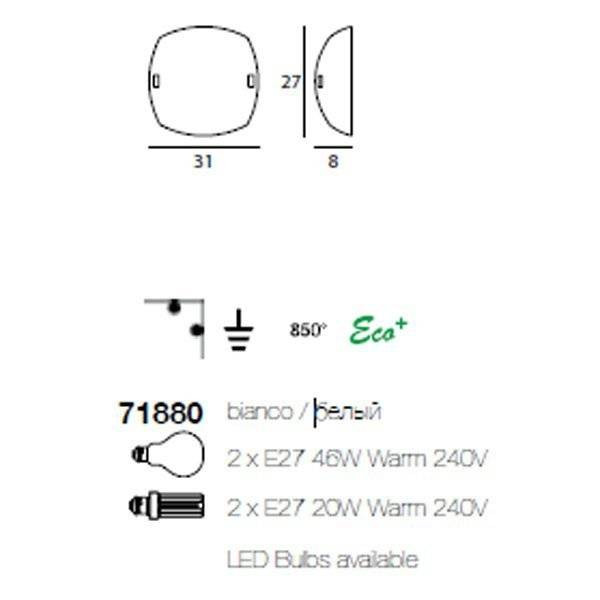 Настенно-потолочный светильник Linea Light Liner 71880