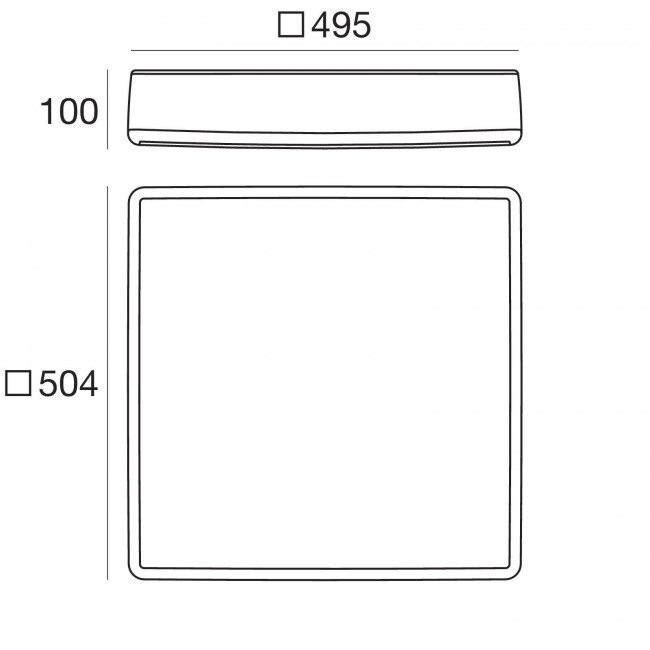 Настенно-потолочный светильник Linea Light MyWhite 8162 Настенно-потолочный светильник Linea Light MyWhite 8162