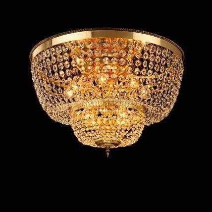 Потолочный светильник Beby Group Opera 2004/12PL Light gold CUT CRYSTAL Потолочный светильник Beby Group Opera 2004/12PL Light gold CUT CRYSTAL