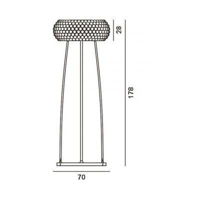 Торшер Foscarini Caboche 138013 52 Торшер Foscarini Caboche 138013 52