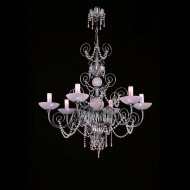 Люстра Beby Star 0122B01 Chrome Fuchsia Venice Pink Pearls Люстра Beby Star 0122B01 Chrome Fuchsia Venice Pink Pearls