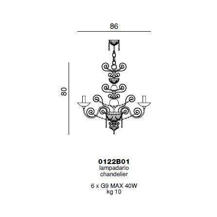 Люстра Beby Star 0122B01 Chrome Fuchsia Venice Pink Pearls Люстра Beby Star 0122B01 Chrome Fuchsia Venice Pink Pearls