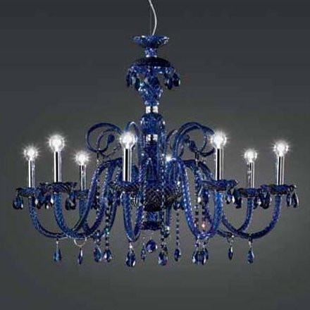 Люстра Italamp 180/8 Blue / C / Sw Dark Sapphire