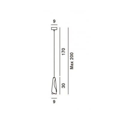 Подвесной светильник Foscarini Maki 219007R1-25