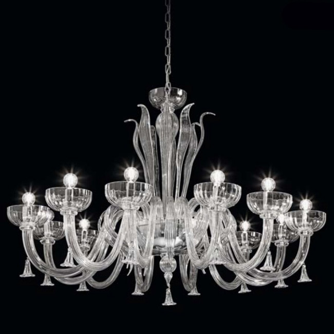 Люстра Sylcom Foscari 1521/12 K CR