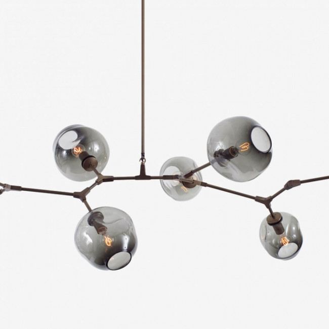 Люстра DeLight Collection Bubble 8 black/smoky 7058/8 black/smoky Люстра DeLight Collection Bubble 8 black/smoky 7058/8 black/smoky