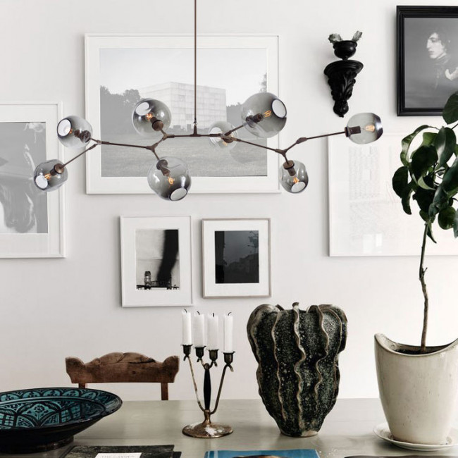 Люстра DeLight Collection Bubble 8 black/smoky 7058/8 black/smoky Люстра DeLight Collection Bubble 8 black/smoky 7058/8 black/smoky