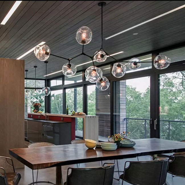 Люстра DeLight Collection Bubble 8 black/smoky 7058/8 black/smoky Люстра DeLight Collection Bubble 8 black/smoky 7058/8 black/smoky