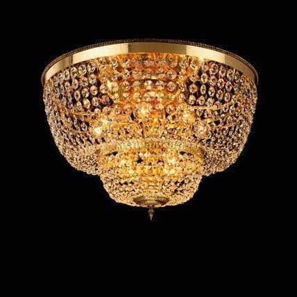 Потолочный светильник Beby Group Opera 2004/8PL Light gold CUT CRYSTAL Потолочный светильник Beby Group Opera 2004/8PL Light gold CUT CRYSTAL