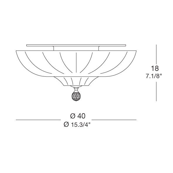 Потолочный светильник Gallery Pascale PL 40 0000385 Потолочный светильник Gallery Pascale PL 40 0000385