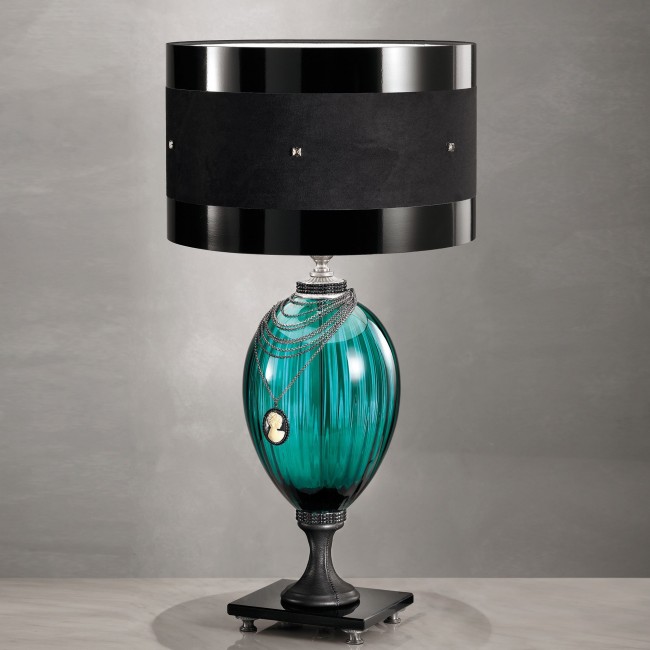 Настольная лампа Euroluce Audrey LG1 Cromo Green Настольная лампа Euroluce Audrey LG1 Cromo Green