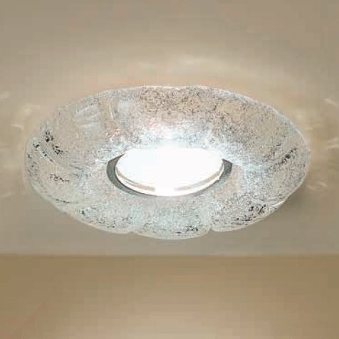 Встраиваемый светильник MURANOdue Gallery Sirio F Cristallo Graniglia 0000324 Встраиваемый светильник MURANOdue Gallery Sirio F Cristallo Graniglia 0000324