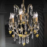 Люстра Beby Group Old style 3326/3 Green gold CUT WITH GLASS FRUITS Люстра Beby Group Old style 3326/3 Green gold CUT WITH GLASS FRUITS