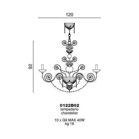 Люстра Beby Star 0122B02 Chrome Emerald Emerald Crystal Люстра Beby Star 0122B02 Chrome Emerald Emerald Crystal