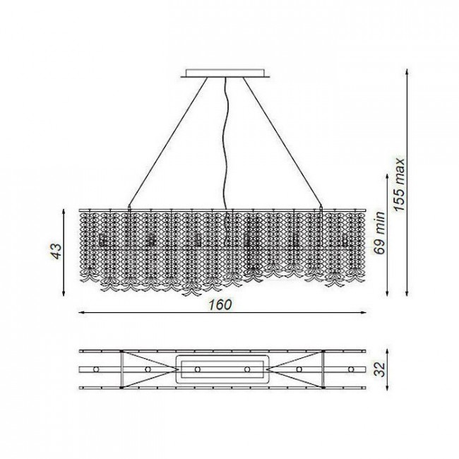 Подвесной светильник Baga Bespoke Frozen F01N1 Подвесной светильник Baga Bespoke Frozen F01N1