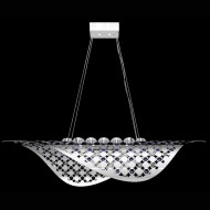 Подвесной светильник Beby Group Arabian horse 0670B01 Satin Chrome SW Blu Violet Подвесной светильник Beby Group Arabian horse 0670B01 Satin Chrome SW Blu Violet