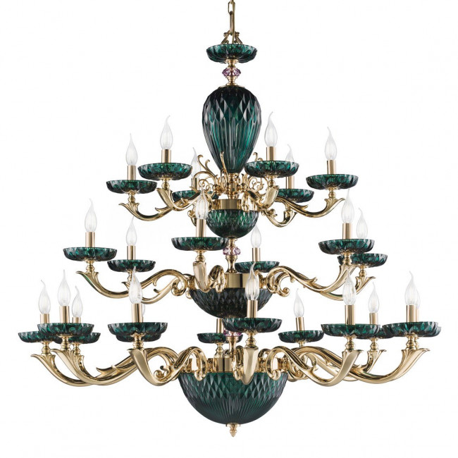 Люстра Euroluce Diamond L12+6+6 Verde Люстра Euroluce Diamond L12+6+6 Verde