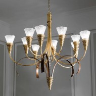 Люстра Masca Siberia 1818/10 Oro acido / Glass 414 Люстра Masca Siberia 1818/10 Oro acido / Glass 414