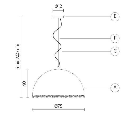Подвесной светильник Karman Plancton SE649/1GG Подвесной светильник Karman Plancton SE649/1GG