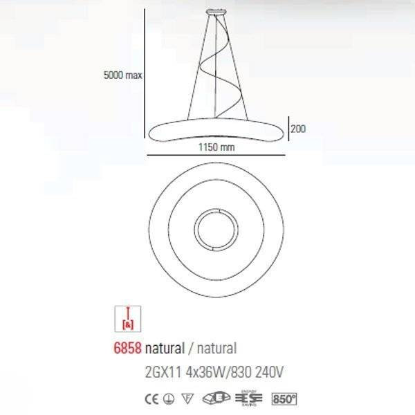 Подвесной светильник Linea Light Mr. Magoo 6858