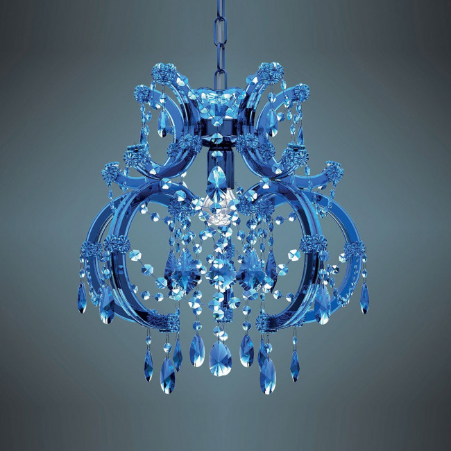 Подвесной светильник Masiero Maria Teresa VE 956/1 CG blue Подвесной светильник Masiero Maria Teresa VE 956/1 CG blue