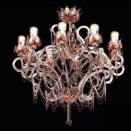 Потолочная люстра Beby Group Beby Resort 3400B06 Rose Peony Pink Потолочная люстра Beby Group Beby Resort 3400B06 Rose Peony Pink