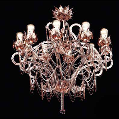 Потолочная люстра Beby Group Beby Resort 3400B06 Rose Peony Pink Потолочная люстра Beby Group Beby Resort 3400B06 Rose Peony Pink