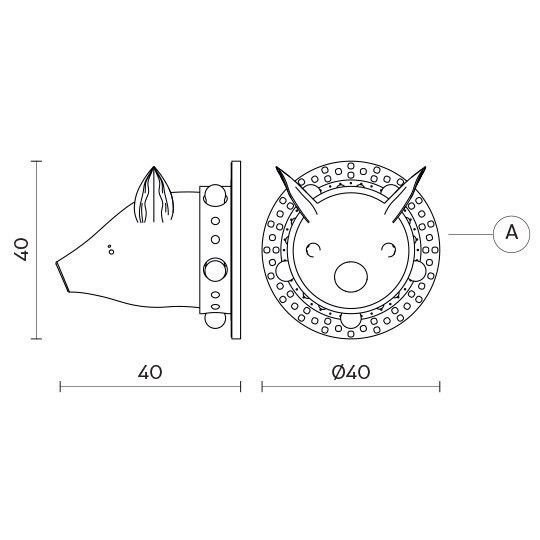 Бра Karman Porcamiseria AP656B Бра Karman Porcamiseria AP656B