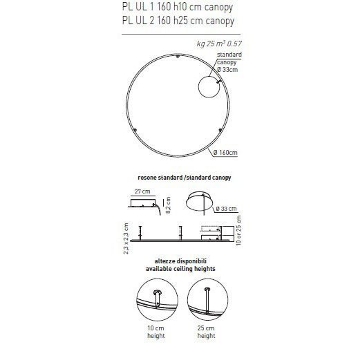 Настенный светильник Axo Light U-Light PL UL 2 160 h25 cm canopy PL UL 2 160 LED RU XX Настенный светильник Axo Light U-Light PL UL 2 160 h25 cm canopy PL UL 2 160 LED RU XX