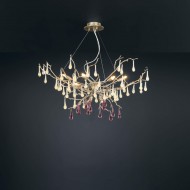 Подвесной светильник Serip Bijout PL338/6 FO_PB BJ22 BJ05 Подвесной светильник Serip Bijout PL338/6 FO_PB BJ22 BJ05