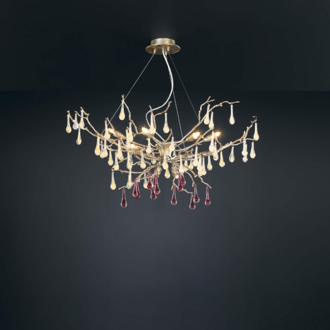 Подвесной светильник Serip Bijout PL338/6 FO_PB BJ22 BJ05 Подвесной светильник Serip Bijout PL338/6 FO_PB BJ22 BJ05