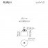 Потолочный светильник Axo Light Spillray PL SPIL G I Rosso PLSPILGIRSCR12V Потолочный светильник Axo Light Spillray PL SPIL G I Rosso PLSPILGIRSCR12V