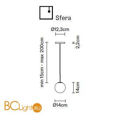 Подвесной светильник Fabbian Lumi F07 A17 01 Подвесной светильник Fabbian Lumi F07 A17 01