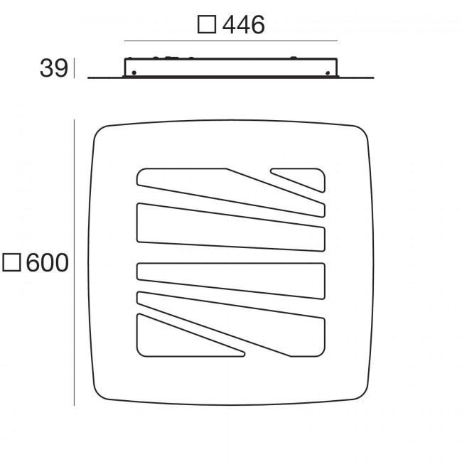 Потолочный светильник Linea Light Zebra 8249