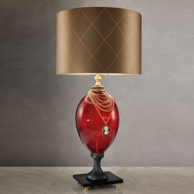 Настольная лампа Euroluce Audrey LG1 gold Ruby