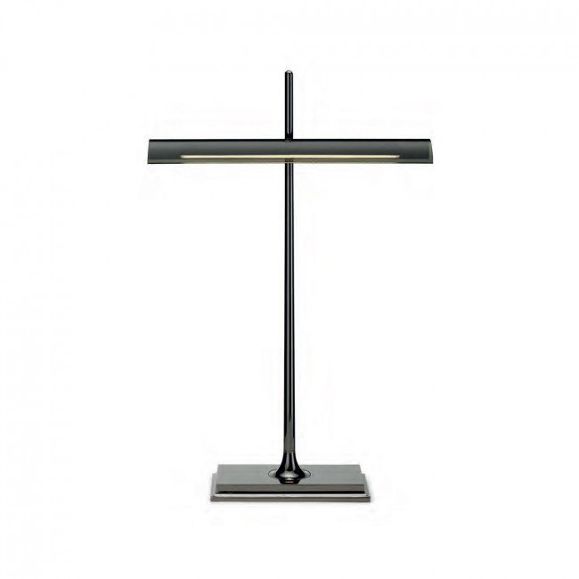 Настольная лампа Flos Goldman Black nikel/Fumee F3440030