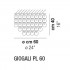 Потолочный светильник Vistosi Giogali PL 60 E27 CR/TR CR Потолочный светильник Vistosi Giogali PL 60 E27 CR/TR CR