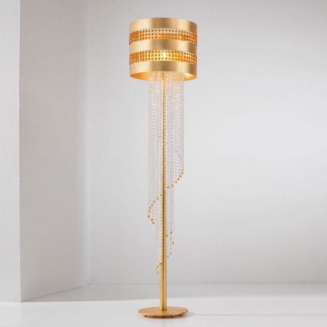 Торшер Euroluce Dafne Superlux PT1 Gold amber Торшер Euroluce Dafne Superlux PT1 Gold amber
